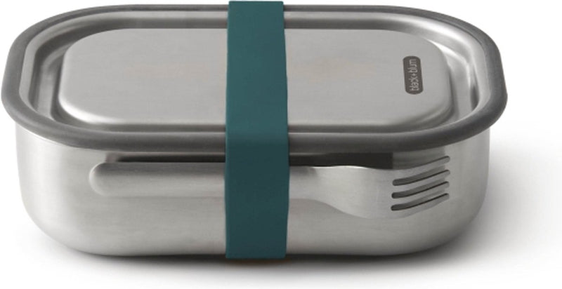 Black blum black+blum rvs lunchbox - 1 ltr - blauw