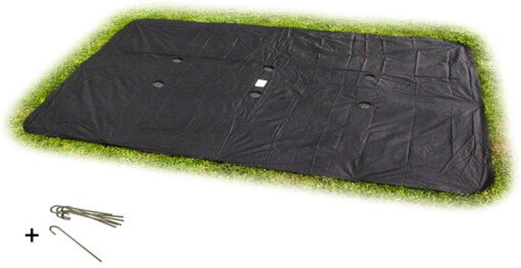 Exit toys exit groundlevel trampoline afdekhoes 214x305cm - trampoline beschermhoes - weerbestendig - rechthoekig - afdekzeil