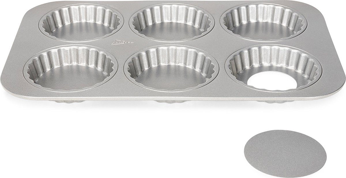 Patisse mini quichevorm - met losse bodems - ø 10 cm