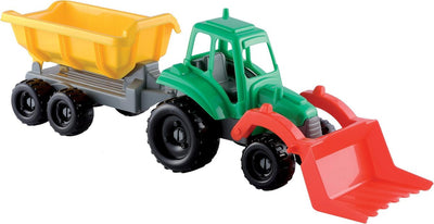 Ecoffier écoiffier tractor met aanhanger 52 cm