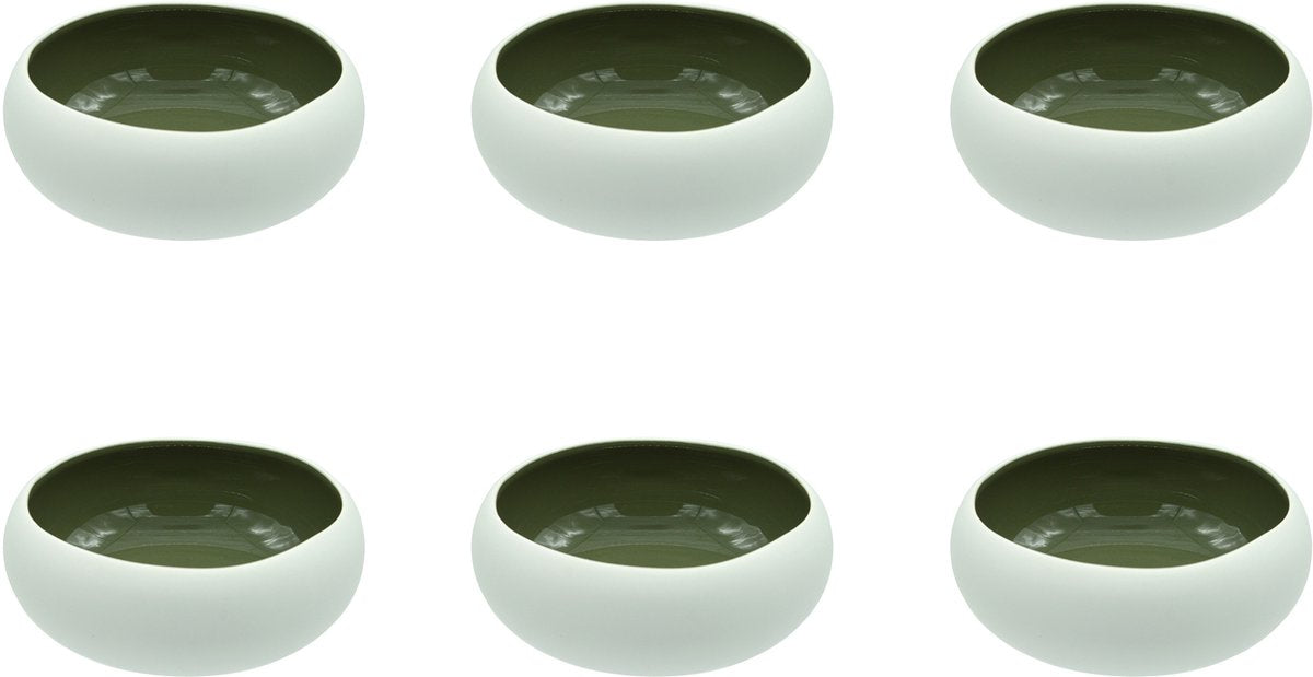 Medard de noblat - oslo olive - kleine kom 12 cm - 6 delig - stoneware