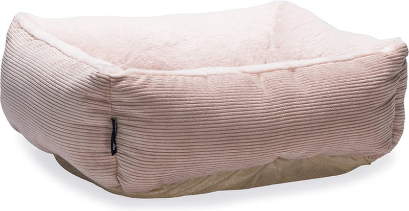 Beeztees moza - kattenmand - pluche - roze - 48x37x15 cm