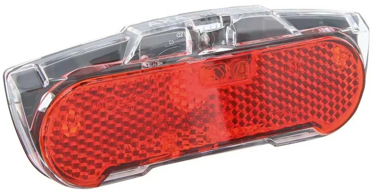 Achterlicht Slim Steady 50mm LED Dynamo Zwart