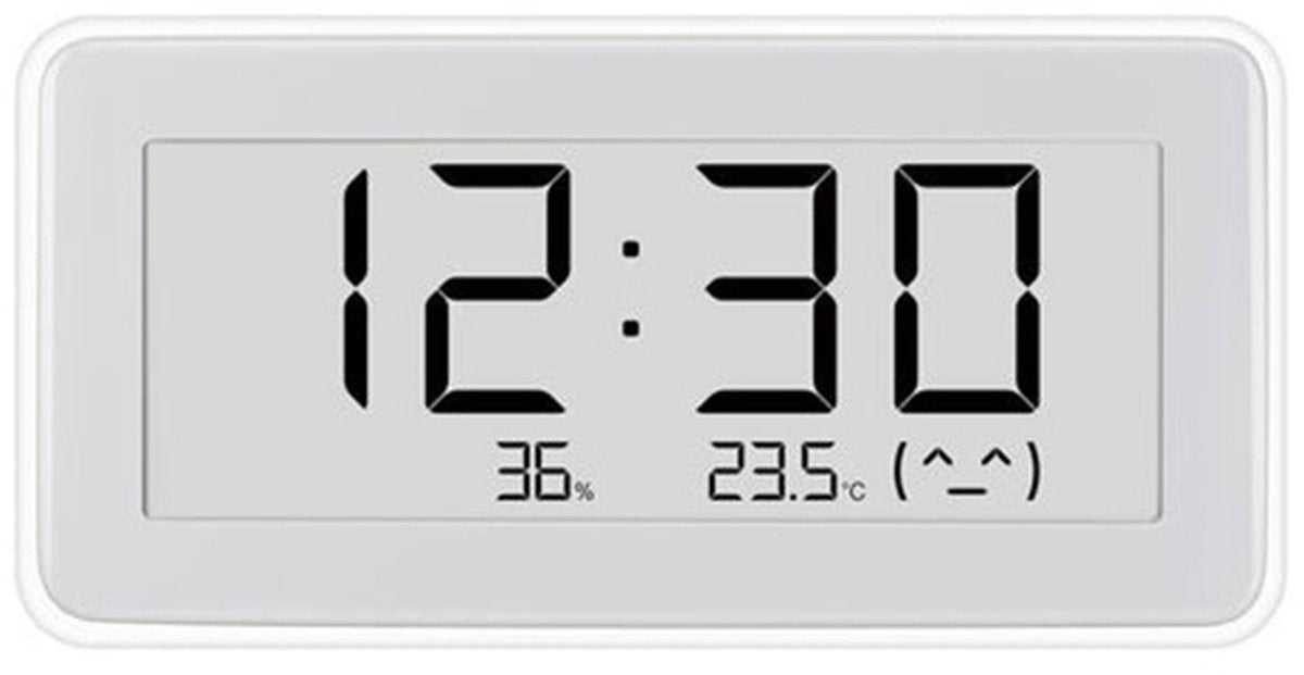 Xiaomi temperature and humidity monitor clock | thermometer hygrometer | e-ink | klok | app | magnetisch