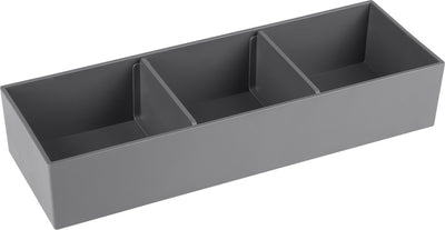 Differnz lade organizer voor schuiflade â€“ opbergbakjes â€“ kunststof sorteerbakjes - 32 x 11 x 6 cm â€“ grijs