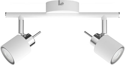 Philips led philips meranti opbouwspot - 2-lichts - wit
