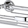 Tesa aluxx zeephouder, hoogglans verchroomd aluminium,