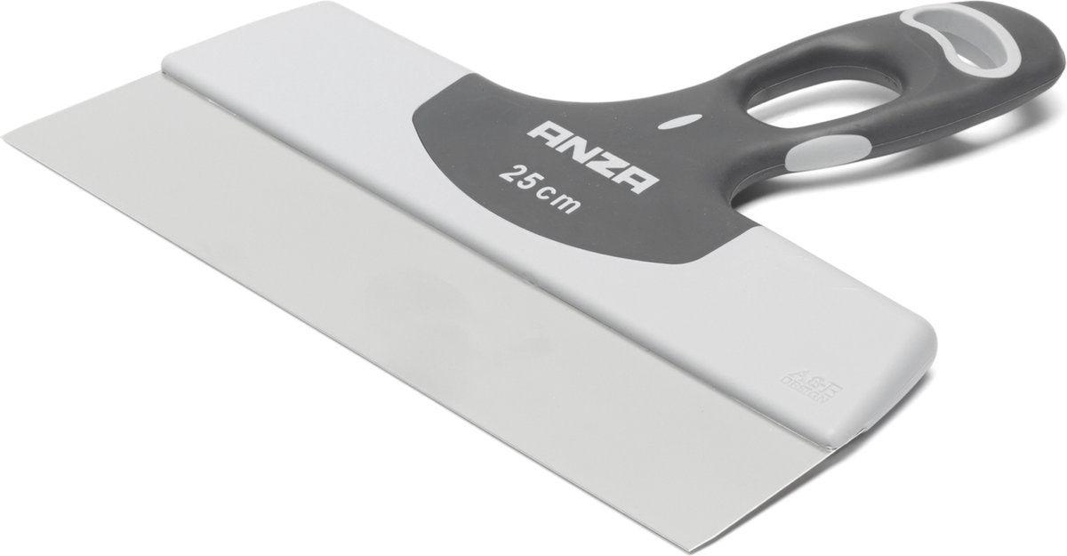 Anza afstrijkmes rvs - maat 25 cm
