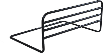 Fenss trombone bedhekje metaal mat zwart - verstelbaar 77-125 cm | stevig en veilig | voorkomt uit bed vallen | past op elk bed | eenvoudige montage | bedhek voor peuters
