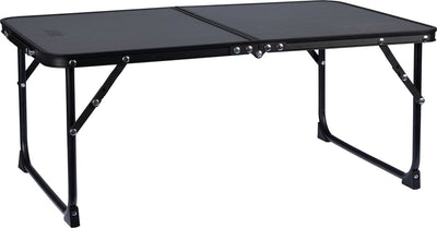 Abbey camp campingtafel 64x42 cm compact opvouwbaar - hoogte 28 cm - grijs