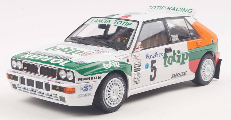 Geen automerk lancia delta hf integrale solido modelauto 1:18 1993 andrea aghini sauro farnocchia jolly club