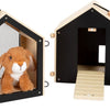 Small foot - houten konijnenhok met konijn pluche, 15dlg.