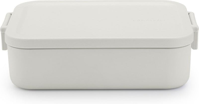 Brabantia make take lunchbox broodtrommel - medium - kunststof - light grey