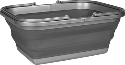 Abbey camp afwasteil opvouwbaar - 16 liter - grijs antraciet