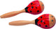 Goki maracas - lieveheersbeestje - l17cm - 2 stuks - 3 jaar