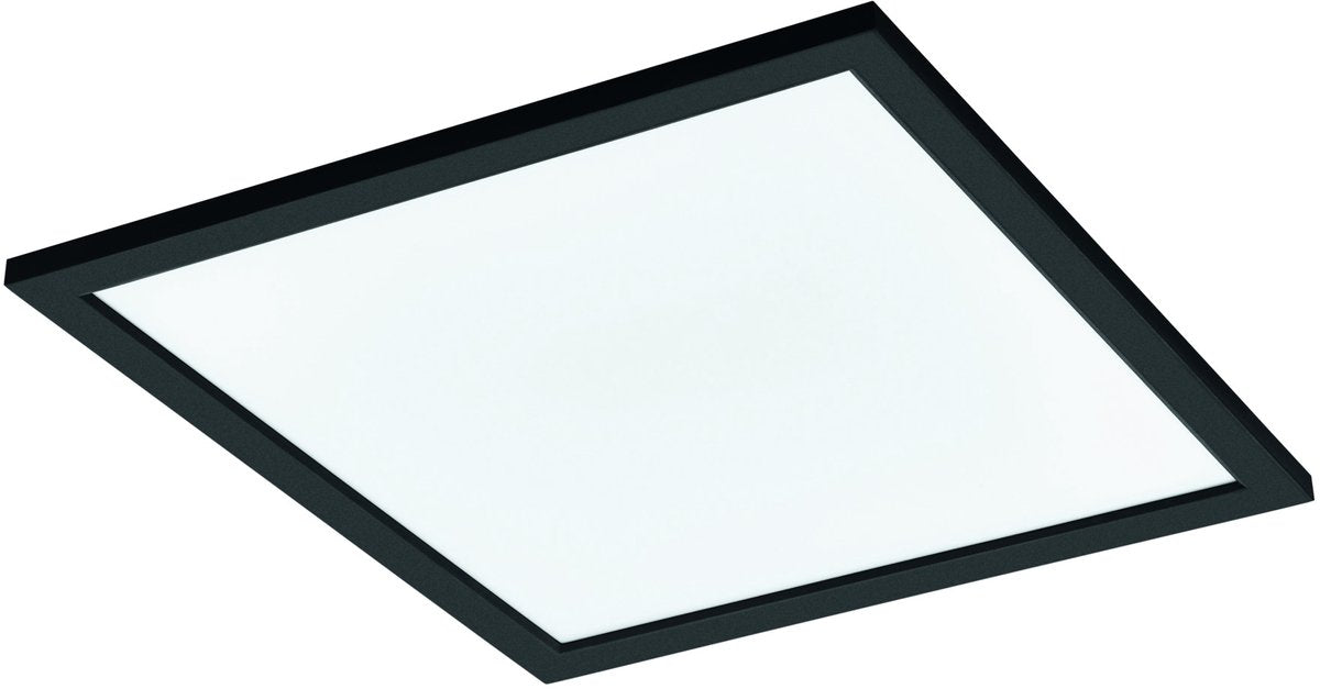 Eglo connect.z salobrena-z smart plafondlamp - 45 cm - zwart wit - instelbaar wit licht - dimbaar - zigbee