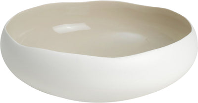 Medard de noblat - oslo linen - schaal 22 x 22 x 7.8 cm - stoneware