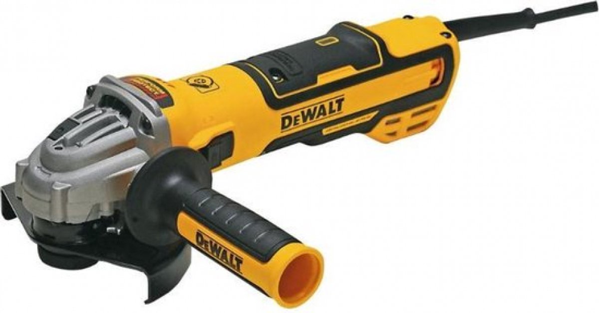Dewalt dwe4347-qs haakse slijper - 1700w - 125mm - koolborstelloos