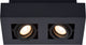 Lucide xirax - plafondspot (plafondlamp) - led dim to warm - gu10 - 2x5w 2200k 3000k - zwart