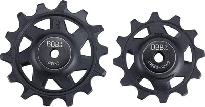 Bbb cycling derailleurwieltjes sram - 12-speed derailleur wieltjes - duurzaam - zwart - 12t 14t - rollerboys 12t-14t sr bdp-07