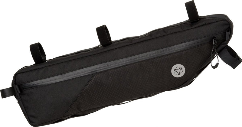 Agu venture - frame tas - 4l - fietstas - waterafstotend - met hydratatiepoort - 3m reflectie - gerecycled polyester - zwart