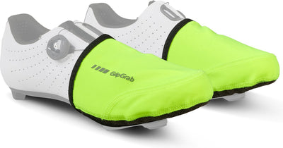 Gripgrab - windproof hi-vis wielren toe covers teenwarmers overschoenen winddicht voor racefietsschoenen - geel hi-vis - unisex - maat xxl xxxl (46-49)