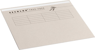 Jalema dossieromslag secolor tree-free voor ft folio (22,5 x 34,8 cm) met tabrand, beige