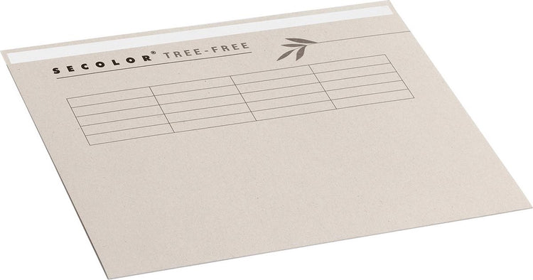 Jalema dossieromslag secolor tree-free voor ft folio (22,5 x 34,8 cm) met tabrand, beige