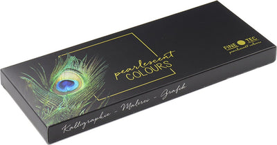 Finetec ® parelmoer aquarelverf set rainbow | 12 kleuren