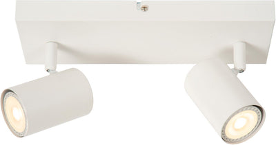 Lucide amigo - plafondspot (plafondlamp) - 2xgu10 - wit