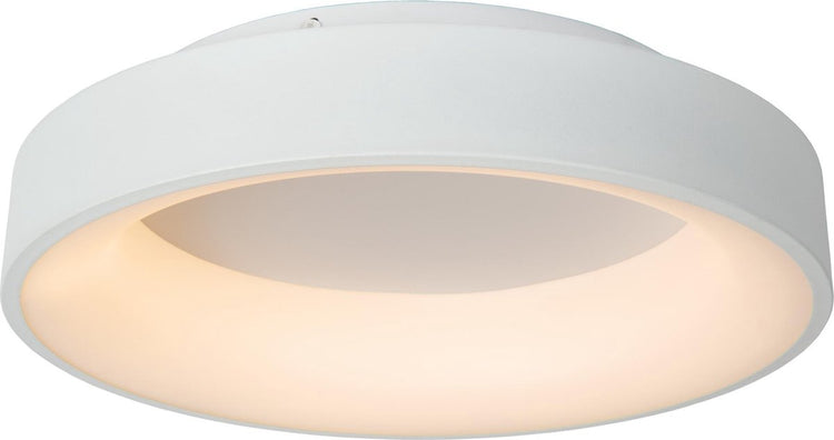 Lucide mirage - plafonnière (plafondlamp) - ø 45 cm - led dimbaar - 1x33w 2700k - wit