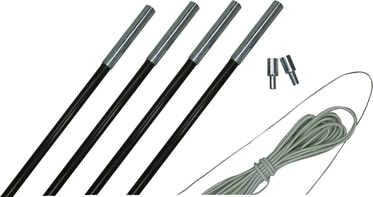 Eurotrail fiber stokkenset - 9,5mm - 550-600 cm