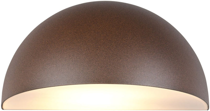 Trio maas - wandlamp - roestkleur - excl. 1x e27 4,9 w - wandmontage - buitenverlichting - ip44