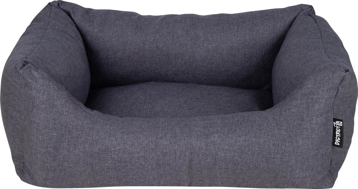 District 70 classic box bed - hondenmand - charcoal grey - s - 60 x 44 cm
