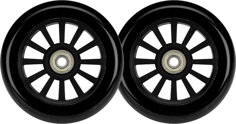 Black dragon wielenset voor stuntstep - 2 stuks incl lagers - zwart - 100 mm