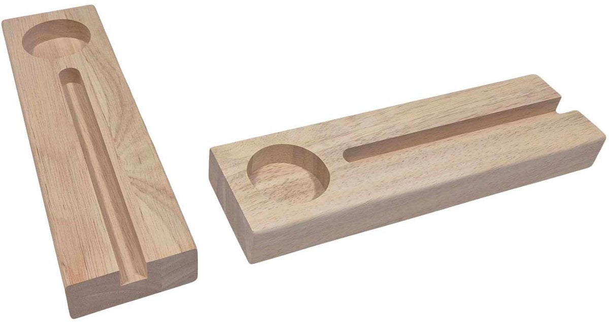 Playwood houten tegelhouder waxinelichthouder decoratie accessoire.