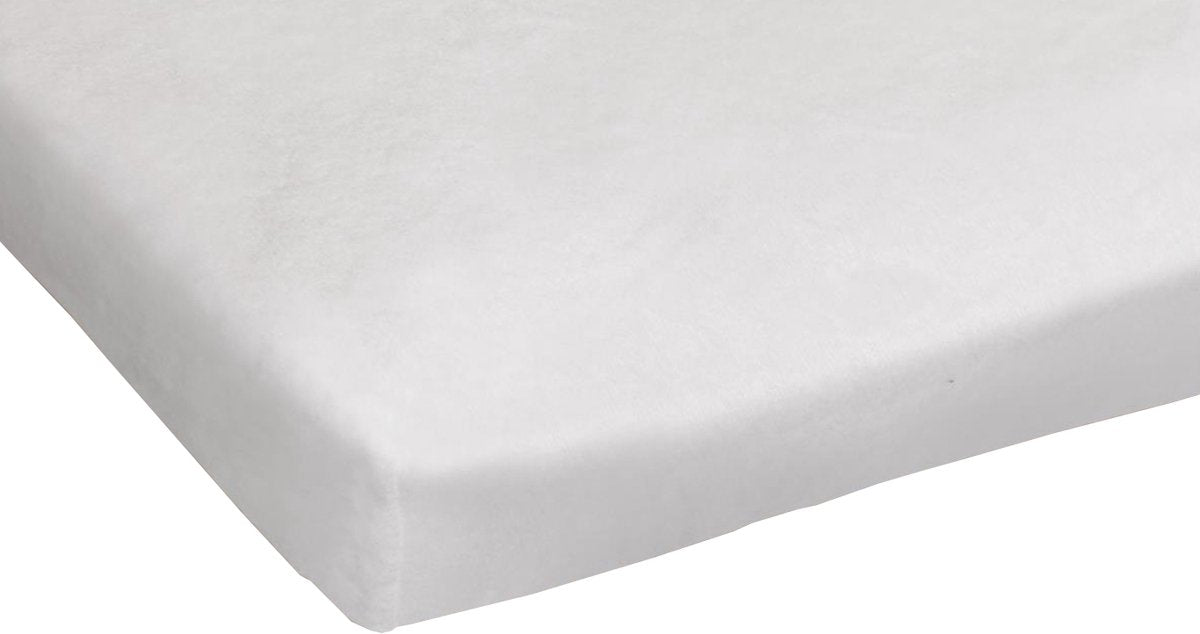 Beddinghouse stretch - molton - 120x200 210 220 - wit - premium kwaliteit