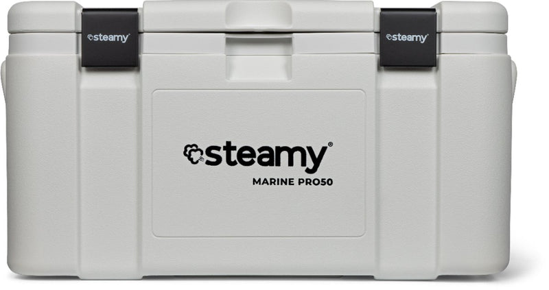 Steamy marine pro 50 - grote koelbox - extra goed geïsoleerd - 50 liter - wit