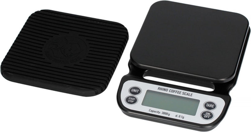 Rhinowares rhino coffee gear () brewing scale 3kg 0,1gr - timer - tare