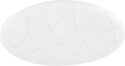 Eglo rende plafondlamp - led - 38 cm - wit