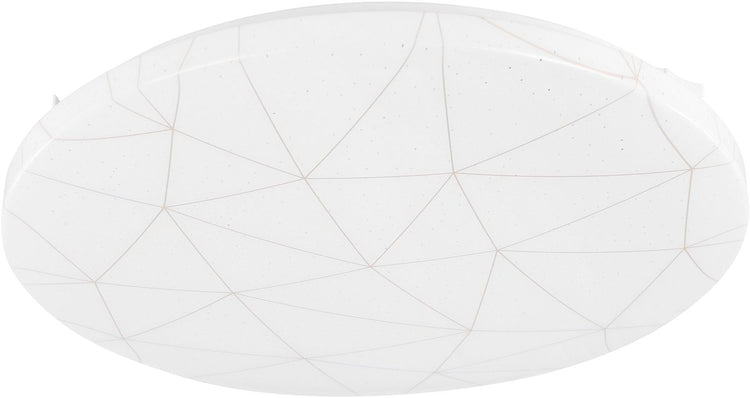 Eglo rende plafondlamp - led - 38 cm - wit