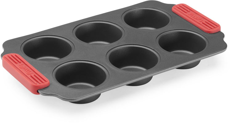 Lékué bakvorm - 6 muffins - anti-aanbak - grey