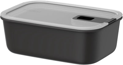 Mepal vershouddoos easyclip - 1 l - vershoudbakjes met schuifsluiting - geschikt voor magnetron. stoomoven. koelkast en vriezer - nordic black