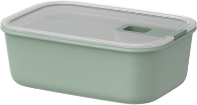 Mepal vershouddoos easyclip - 1 l - vershoudbakjes met schuifsluiting - geschikt voor magnetron. stoomoven. koelkast en vriezer - nordic sage