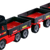 Cavallino mammoet vrachtwagen met dubbele aanhanger, schaal 1:16