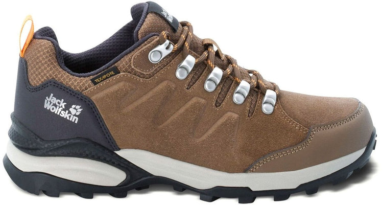 Jack wolfskin refugio texapore low w dames wandelschoenen - brown apricot -maat 40