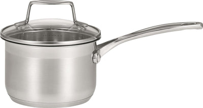 Scanpan impact steelpan 16 cm met glasdeksel