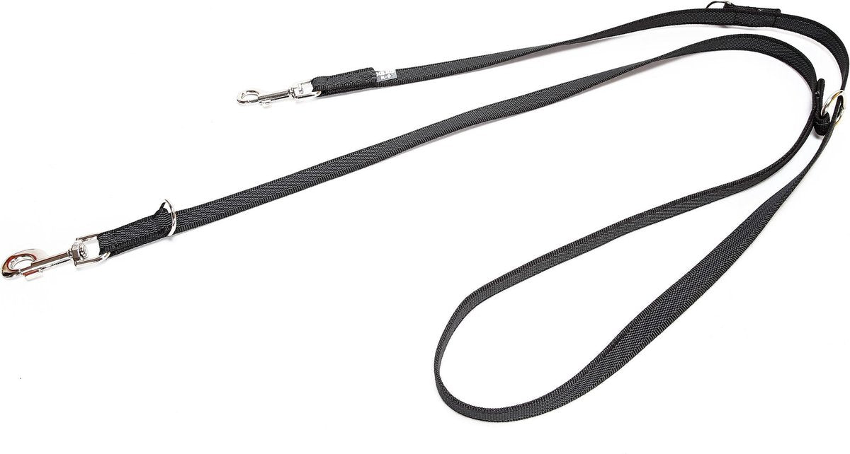 Julius k9 dubbele anti slip hondenriem 2,2m (20mm)