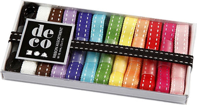 Creativ company lint collectie, b: 10 mm, 12x1 m, diverse kleuren