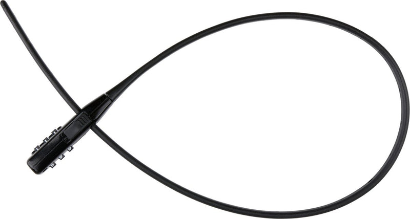 Dunlop fietsslot 53 cm - cijferslot voor fiets, scooter aanhanger en hek - kabelslot compact en lichtgewicht - kettingslot met veilig codesysteem - zwart